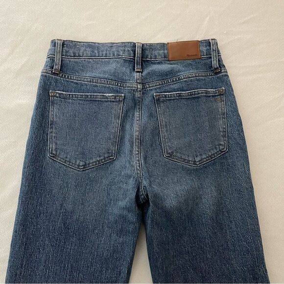 Madewell Classic High Rise Cropped Straight Jeans in Peralta Wash Size 26 AA596 - Picture 9 of 13